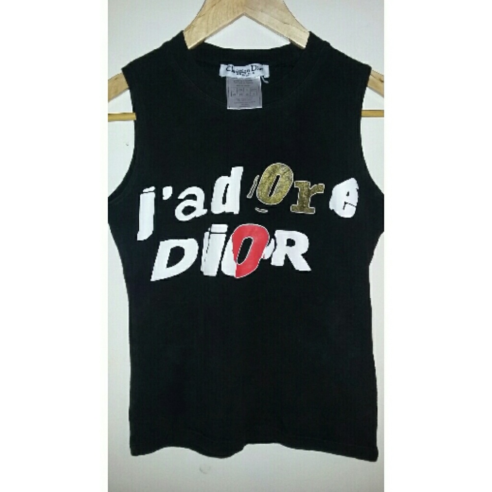 Authentic Rare Dior, J'adore Dior muscle tank.